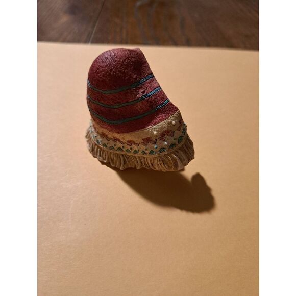 1994 Enesco Friends of the Feather Brothers of Earth Figurine Native American - Picture 2 of 6